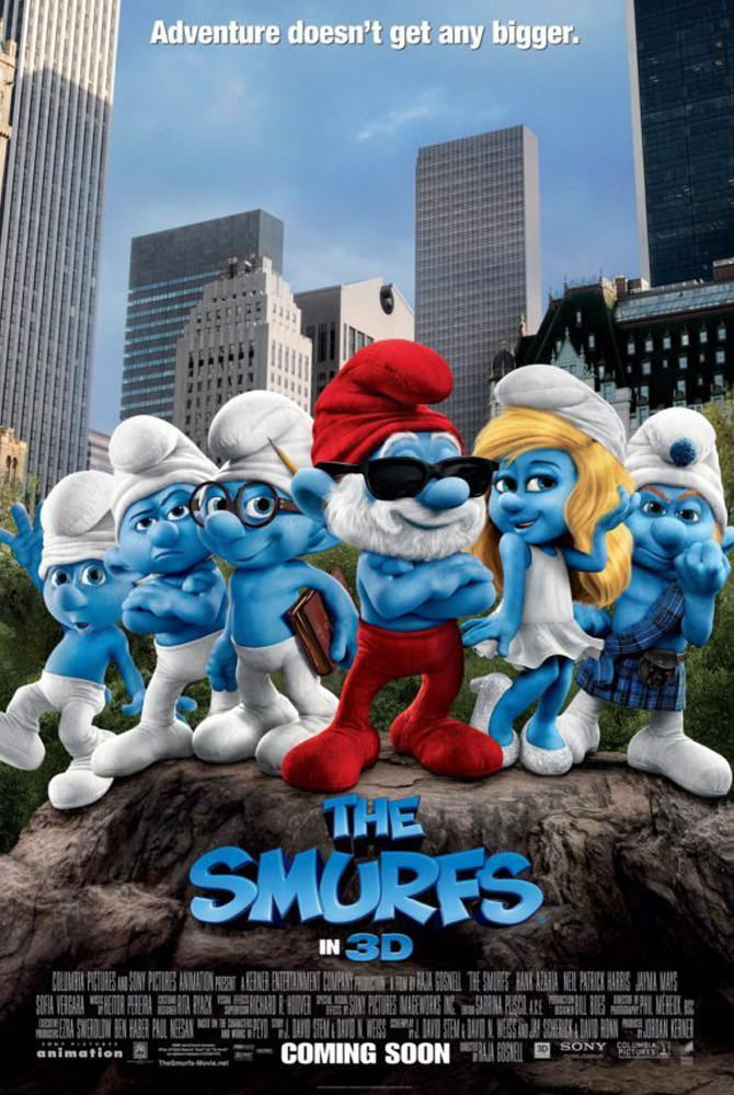 The Smurfs Movie Poster